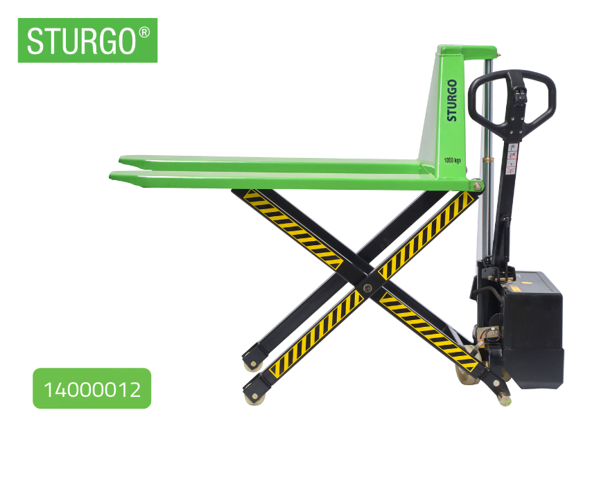 Buy A Sturgo® Electric High Lift Pallet Jack Materials Handling Equipment Backsafe Australia