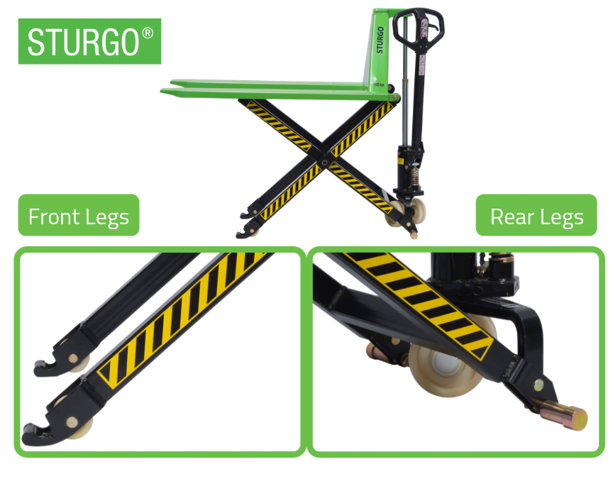 Buy A Sturgo® High Lift Pallet Jack Materials Handling Equipment Backsafe Australia